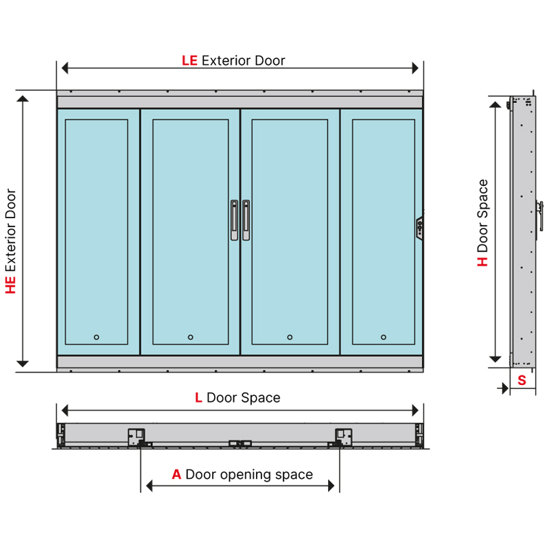 Four wings door 2066